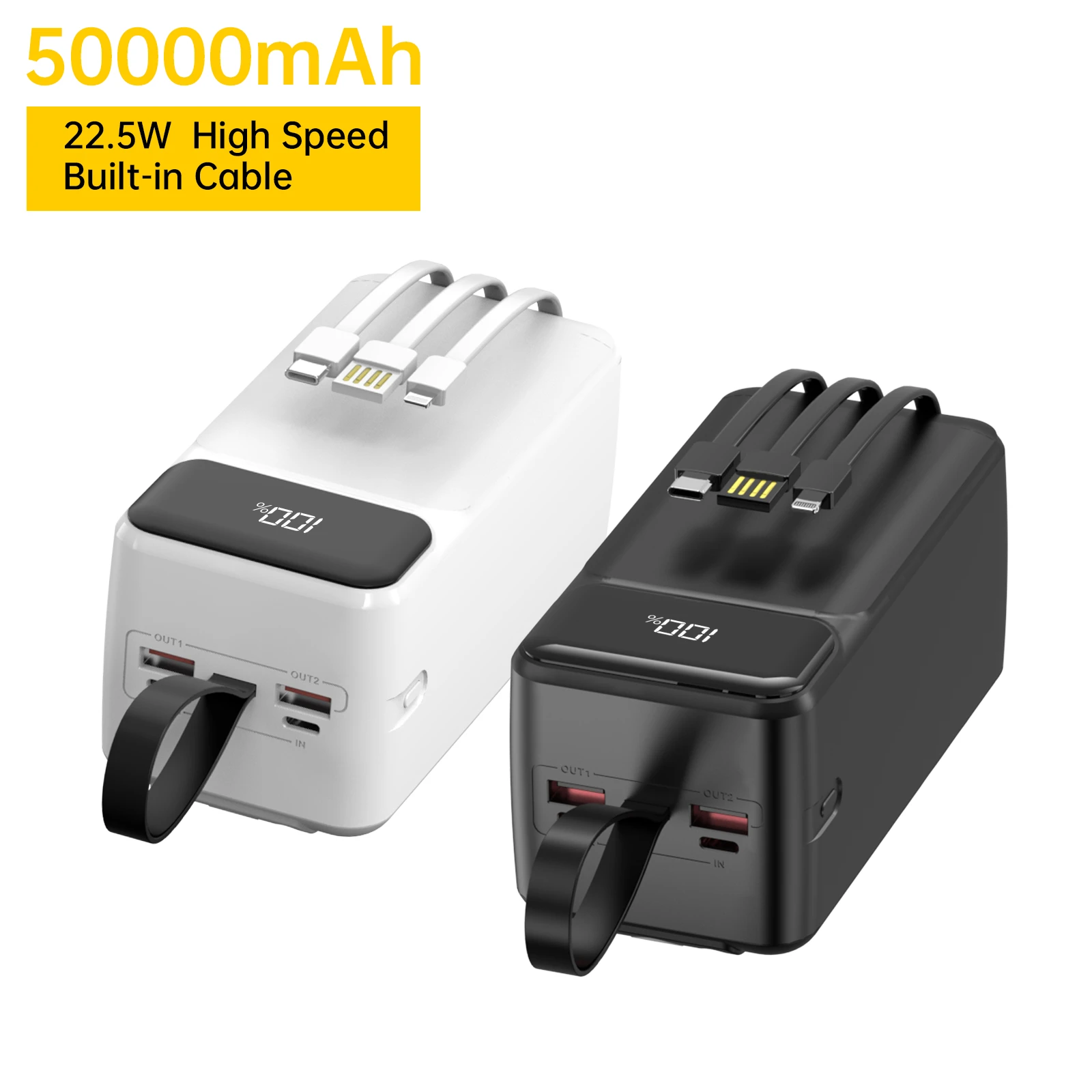 Aspor A319 22.5W 50000mAh Fast Charging Power Bank - image 3