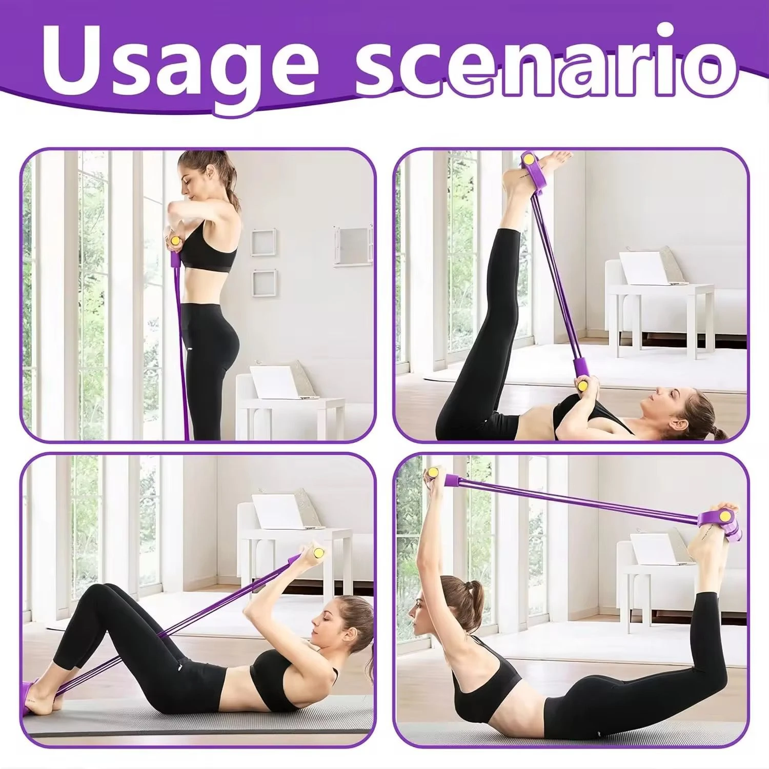 Body Shape Tummy Trimmer Resistance Band Gym yoga - image 2