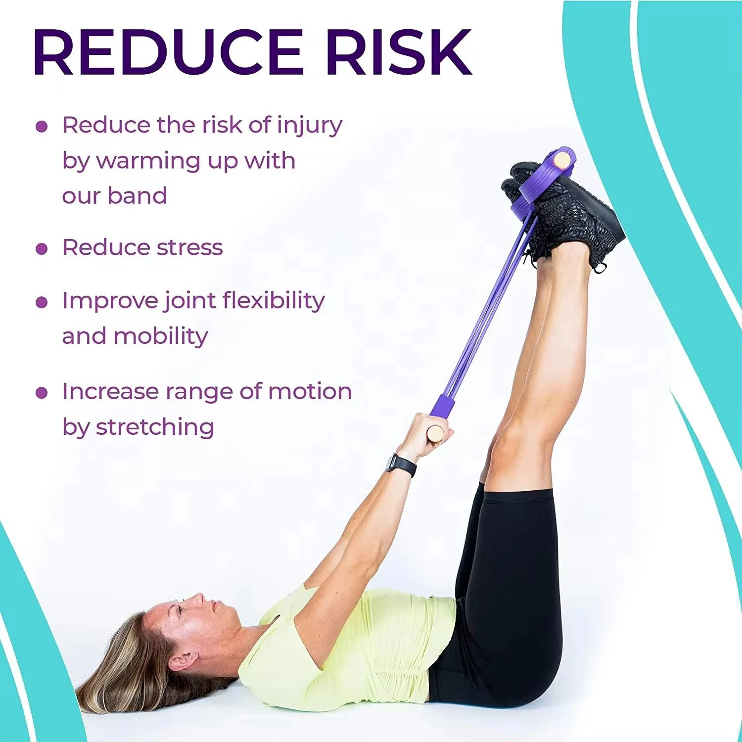 Body Shape Tummy Trimmer Resistance Band Gym yoga - image 10