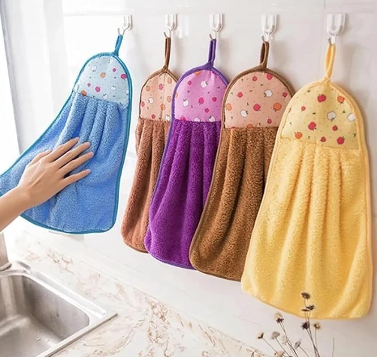 Colorful Microfiber Hand Towels
