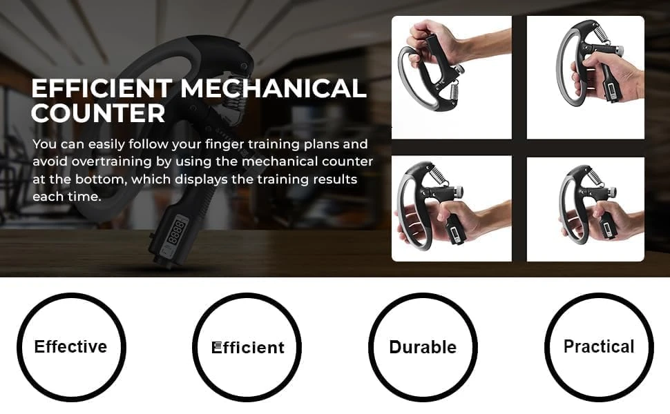 Countable Hand grip Weight Adjustable 10-100kg handgrip - image 4