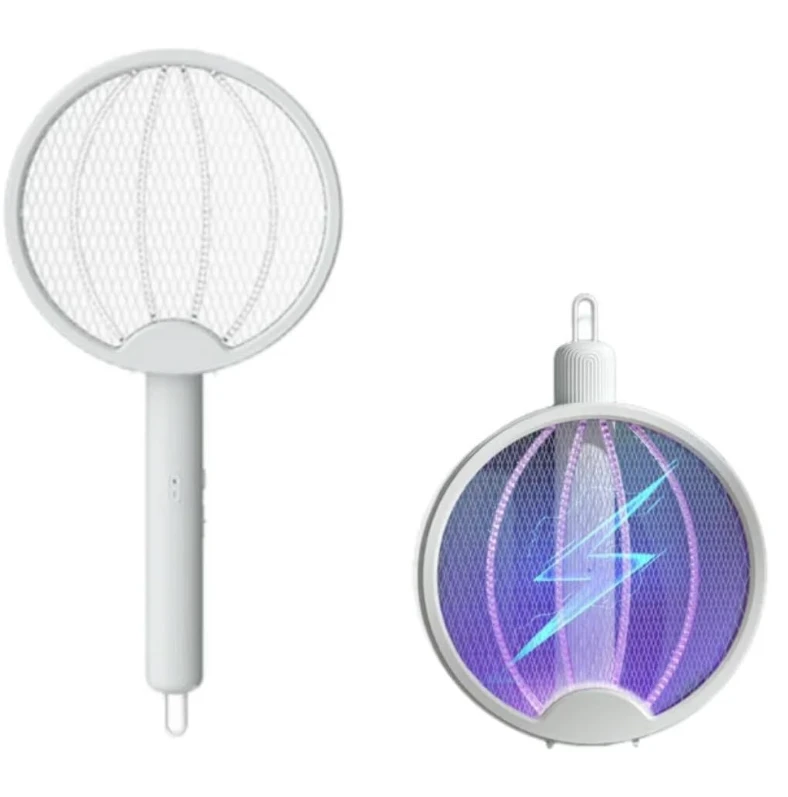 Electric Mosquito Swatter Racket with LED Light