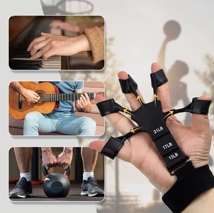 Finger Gripper gripster 5 Finger Exerciser Strengthener - image 7