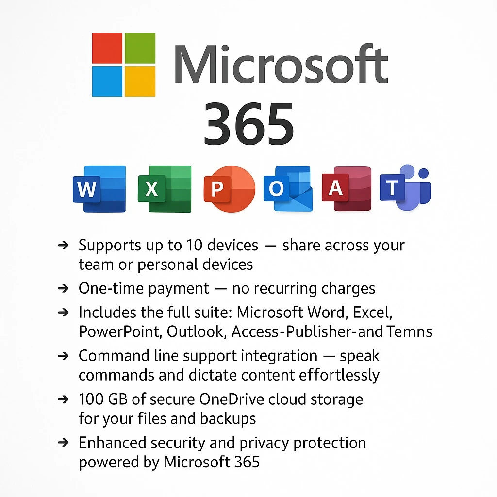 Genuine Microsoft Office 365 Personal | 10 Devices - image 2