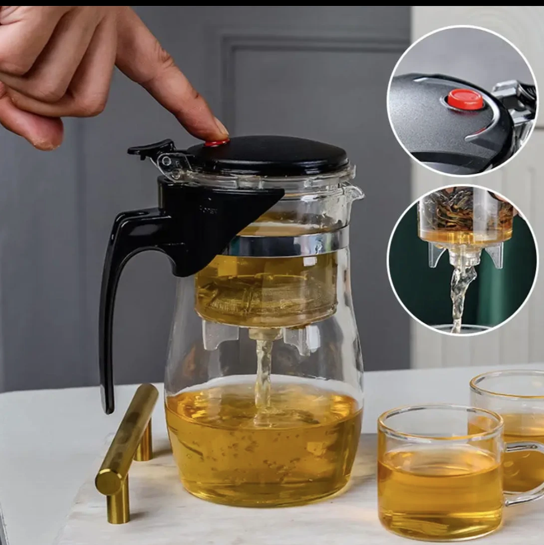 Glass Teapot with Infuser 1L