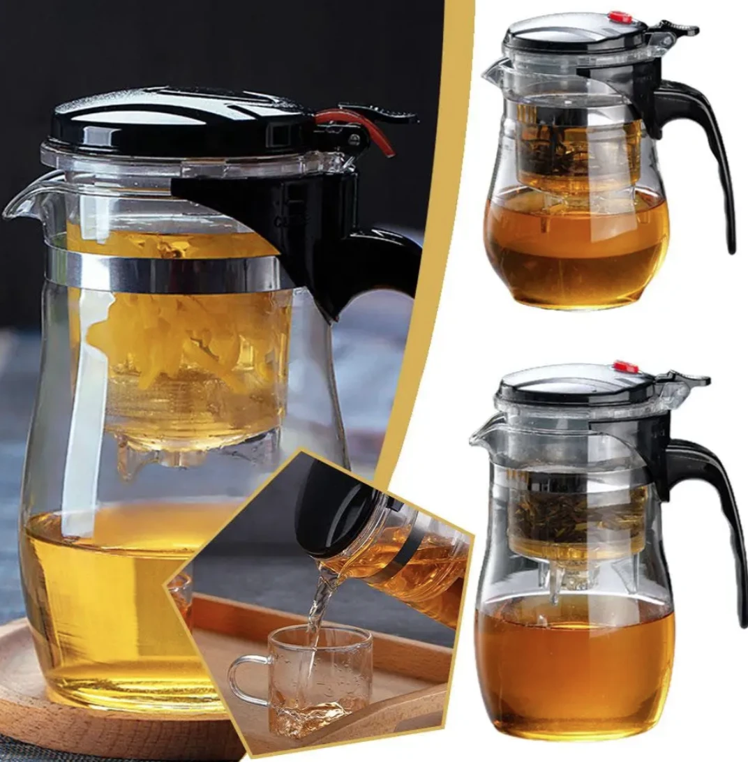 Glass Teapot with Infuser 1L - image 2