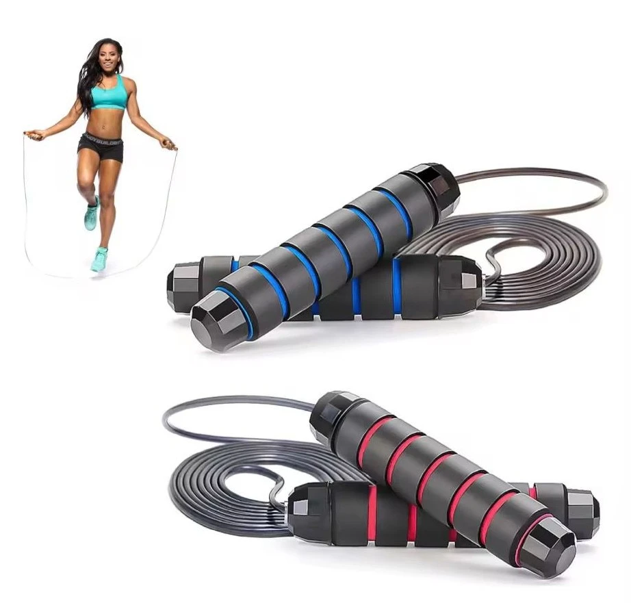 Jump Rope Skipping Adjustable Foam Grip Fitness Steel - image 8