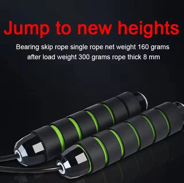 Jump Rope Skipping Adjustable Foam Grip Fitness Steel - image 4