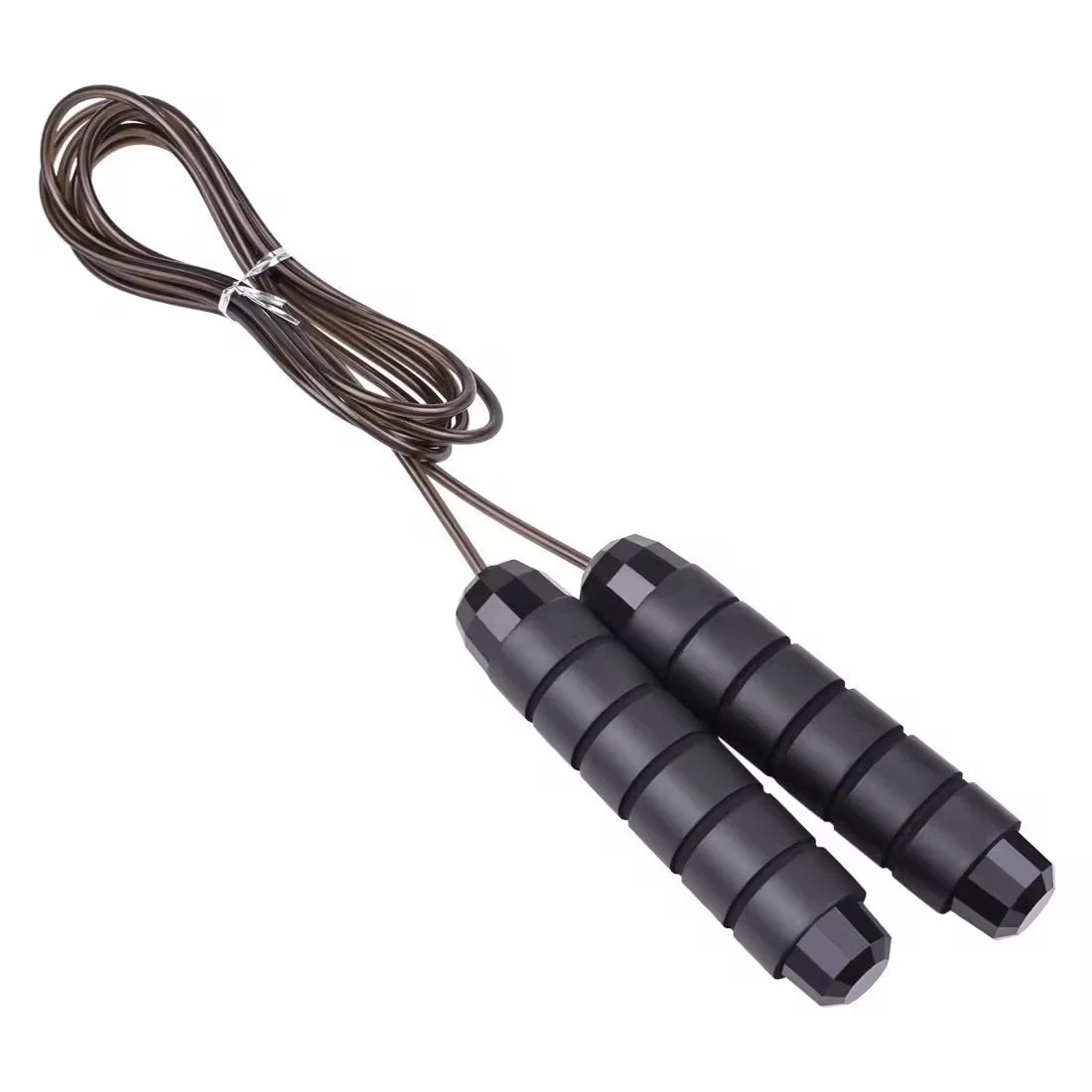 Jump Rope Skipping Adjustable Foam Grip Fitness Steel - image 5