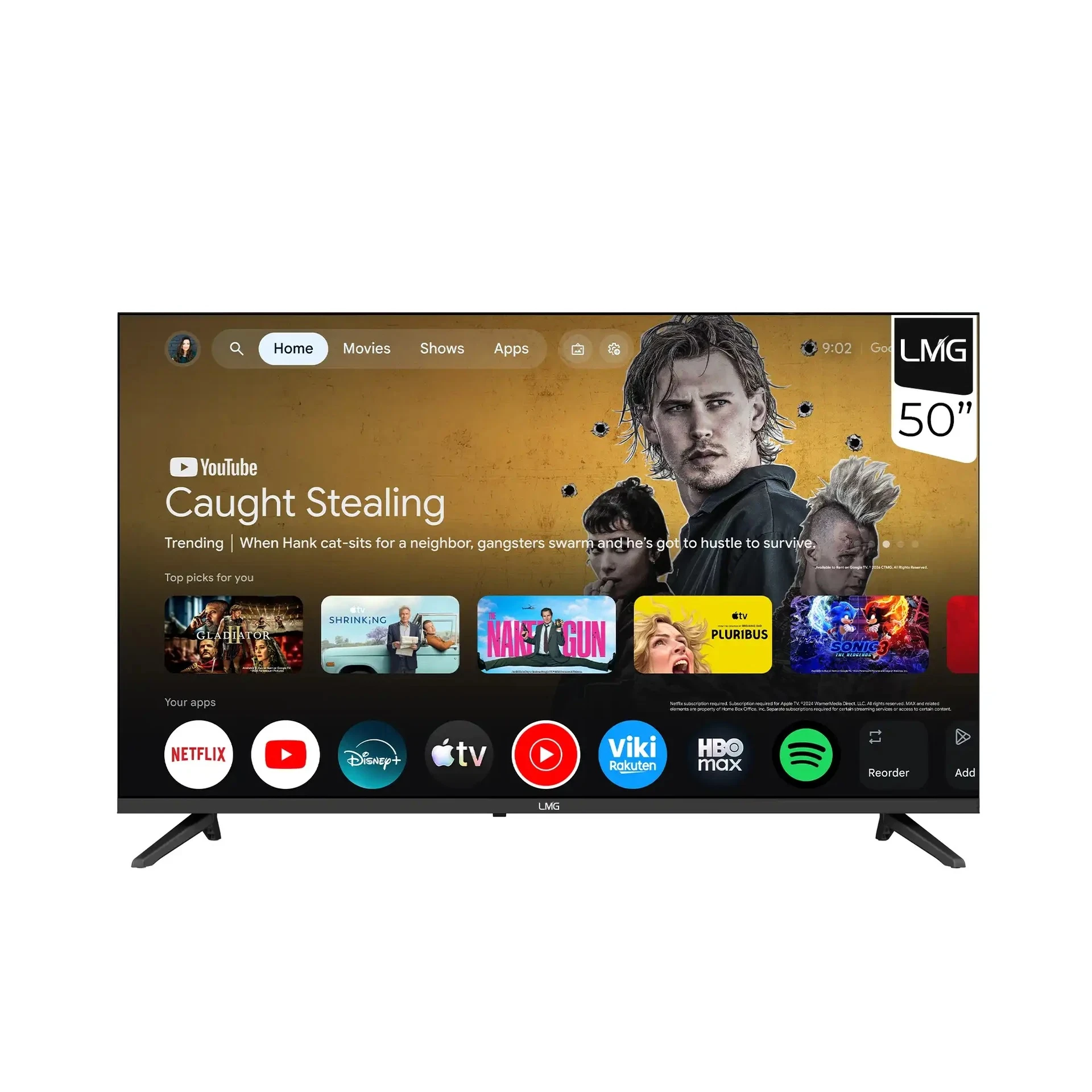 LMG 50" GOOGLE SMART TELEVISION - L5G0M9SW - image 1