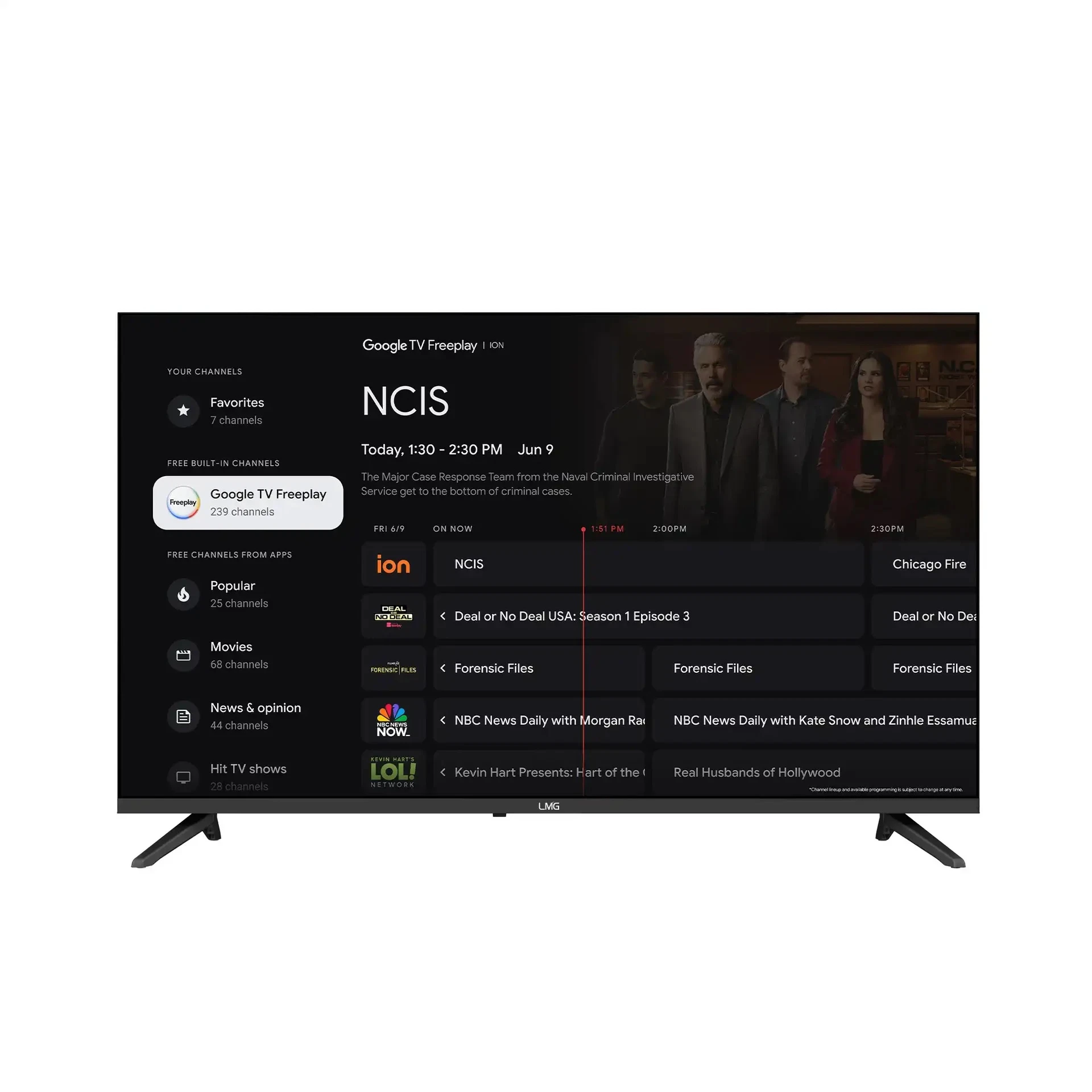 LMG 50" GOOGLE SMART TELEVISION - L5G0M9SW - image 4