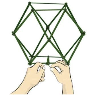 Plastic Vesak Lanterns Wesak Lanterns අඟල් 8X8 Seasonal - image 9