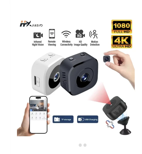 Portable HD Wireless Security Camera for Home & Office