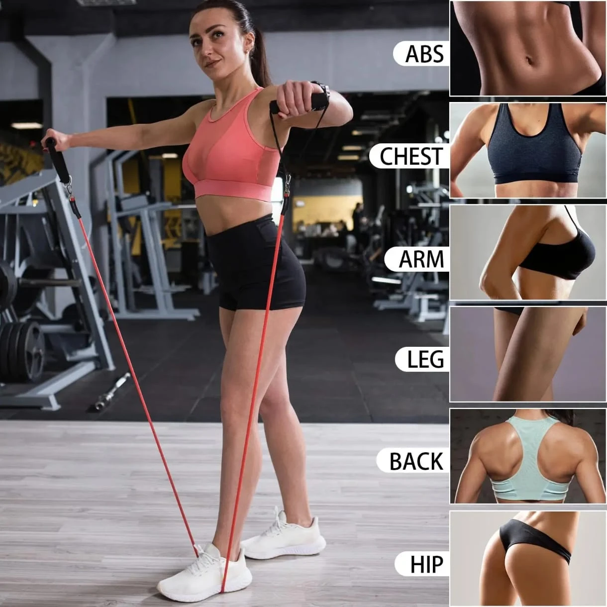 Pull Rope 11pcs Fitness Resistance Bands Yoga Tubes - image 5