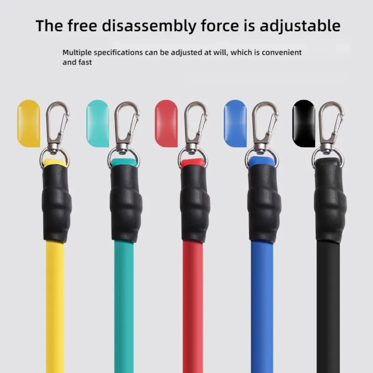 Pull Rope 11pcs Fitness Resistance Bands Yoga Tubes - image 8