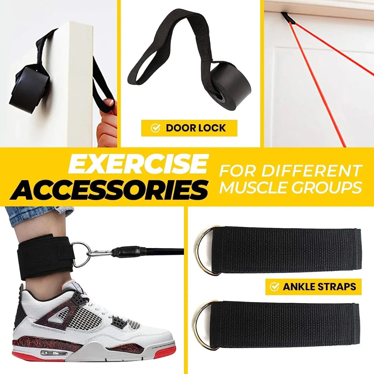 Pull Rope 11pcs Fitness Resistance Bands Yoga Tubes - image 9