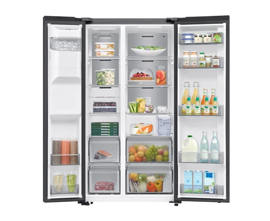 Samsung Side by Side   Refrigerator 660 Ltr - RS70F65KNF - image 3