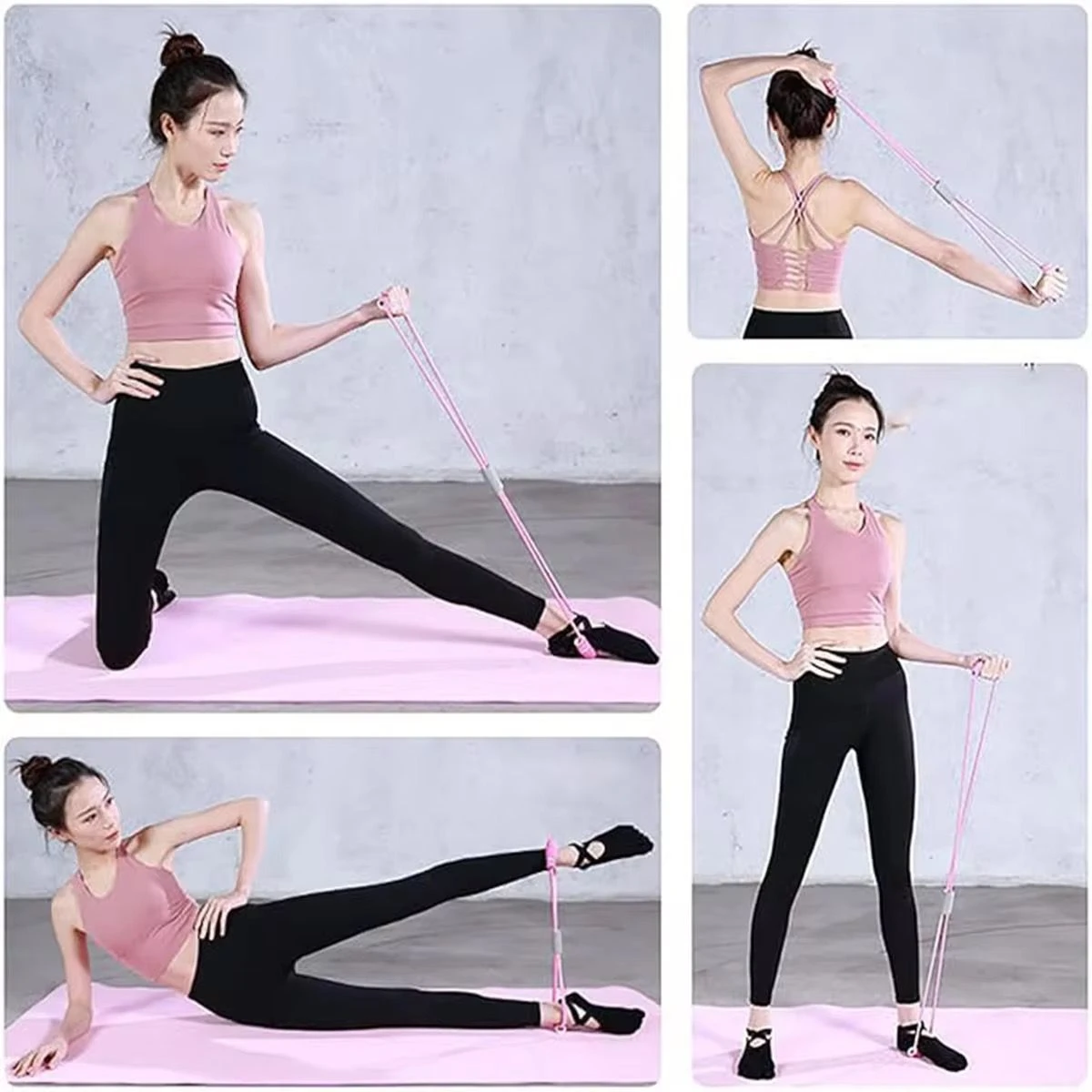 Tape Yoga Resistance Band Fitness Tensile Stretching - image 2