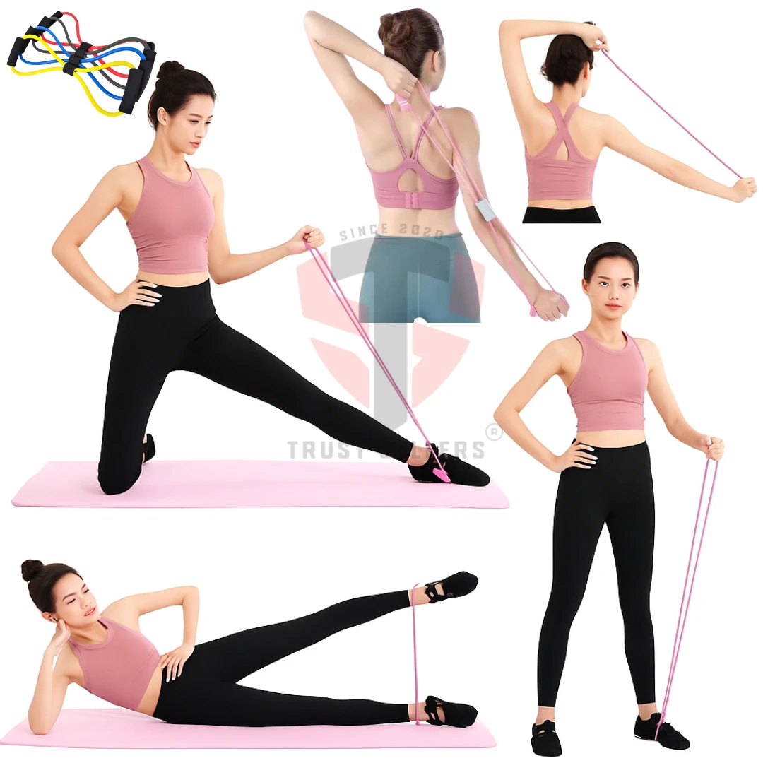 Tape Yoga Resistance Band Fitness Tensile Stretching
