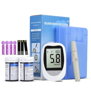 Blood Glucose Meter Glucometer Kit (Free Stripes 25)