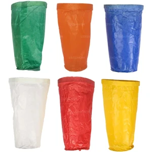 Vesak oil Paper Buckets pack Multicolor 6 Pcs