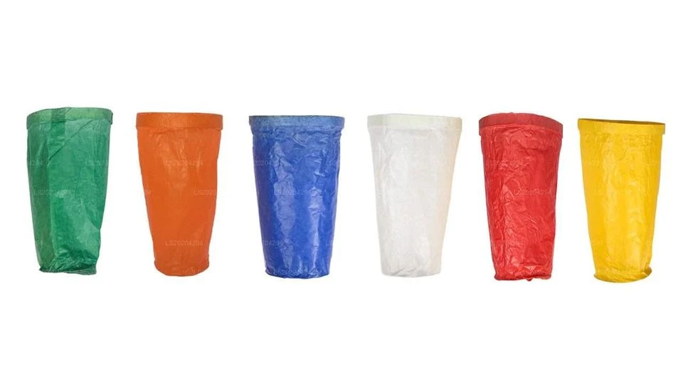 Vesak oil Paper Buckets pack Multicolor 6 Pcs - image 8
