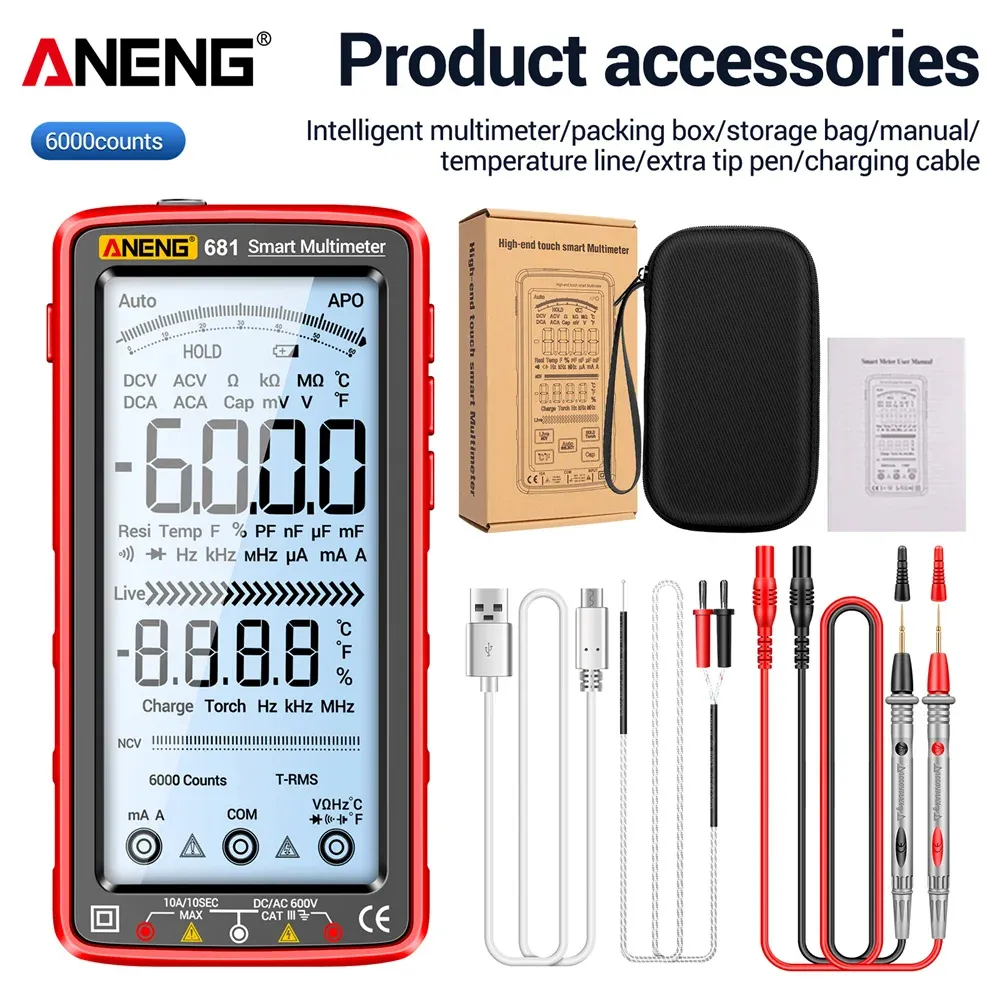ANENG 681 Smart Digital Multimeter Rechargeable AC/DC - image 7