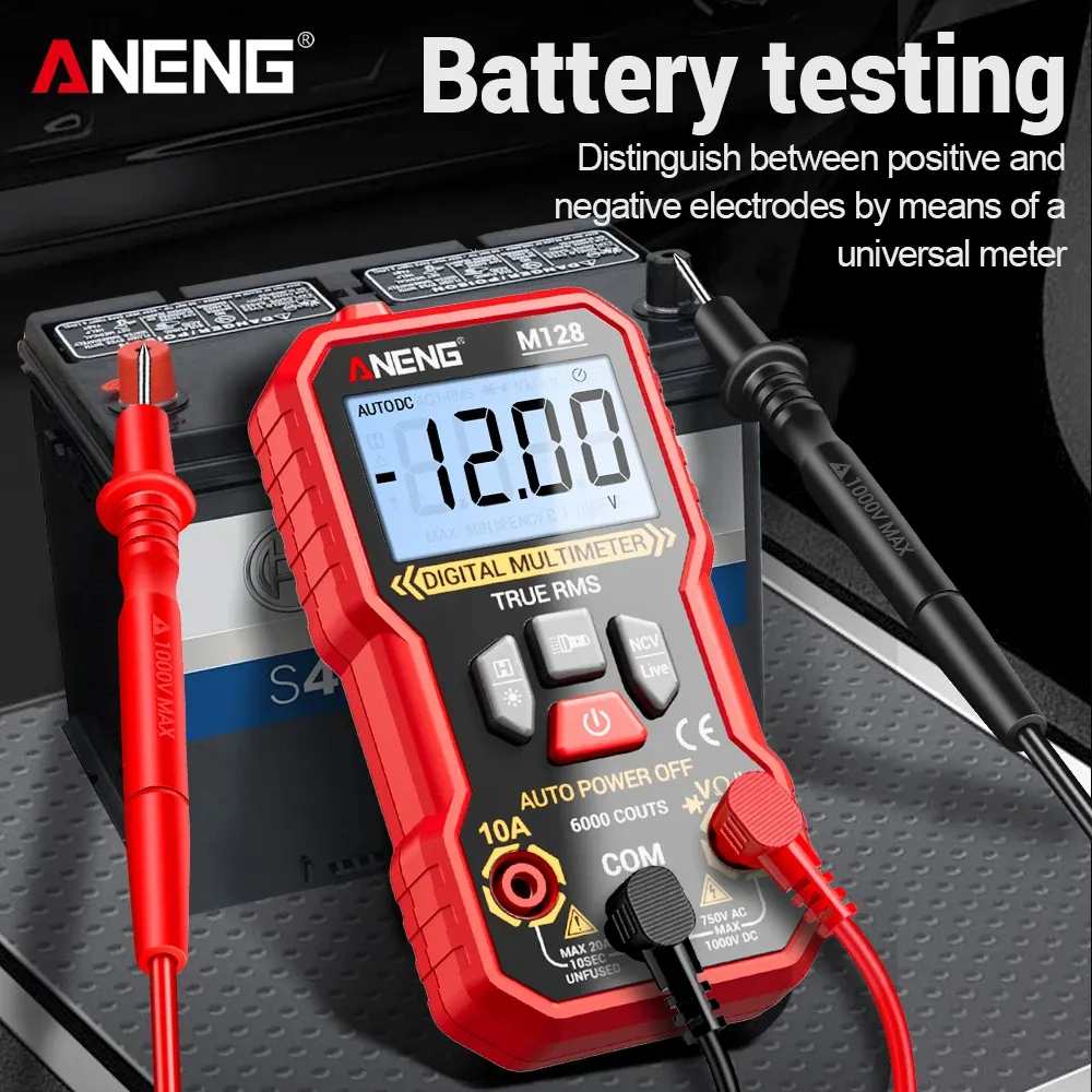 ANENG M128 Mini Digital Multimeter | 6000 Counts Tester - image 4
