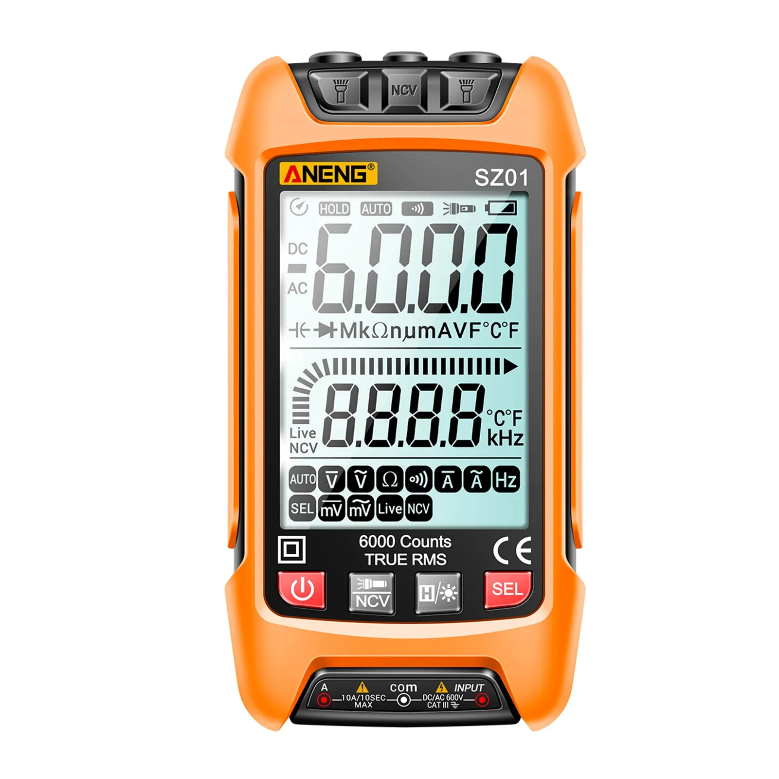 ANENG SZ01 NCV Digital Multimeter AC/DC Current Voltage - image 5