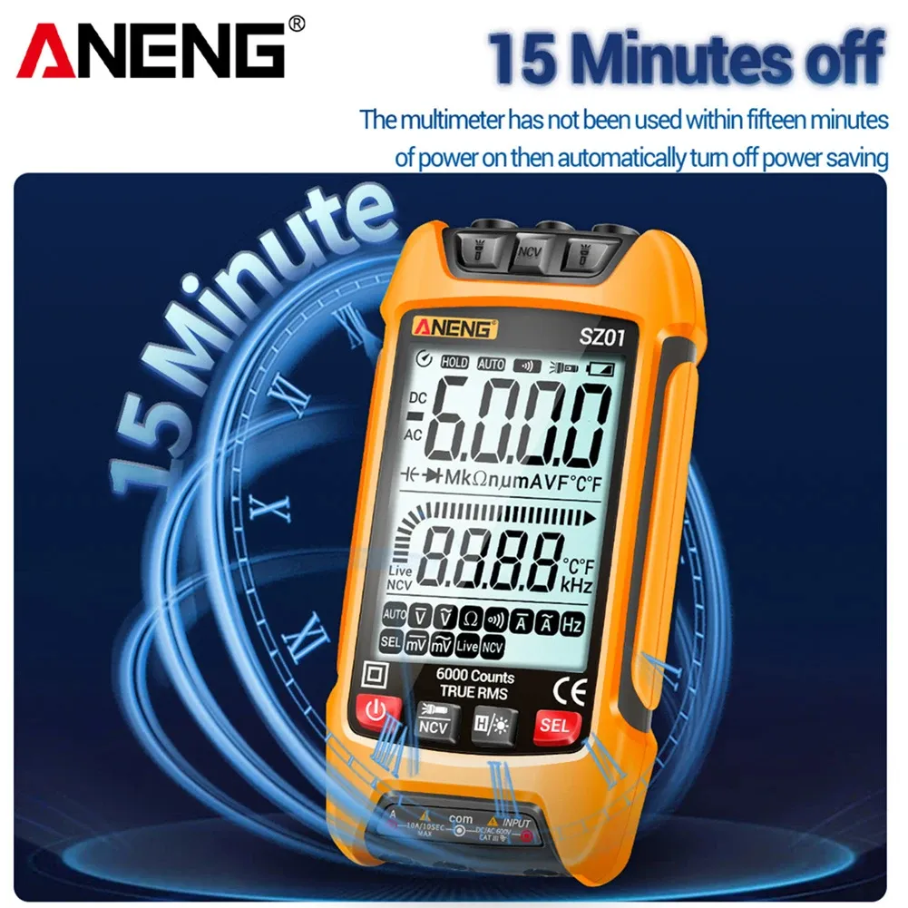 ANENG SZ01 NCV Digital Multimeter AC/DC Current Voltage - image 8