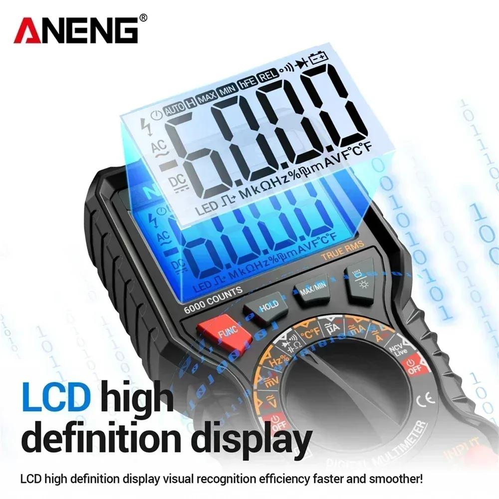 ANENG SZ11 Digital Multimeter 6000 Counts Auto Range - image 2