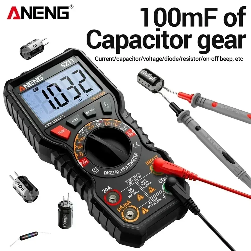 ANENG SZ11 Digital Multimeter 6000 Counts Auto Range - image 5