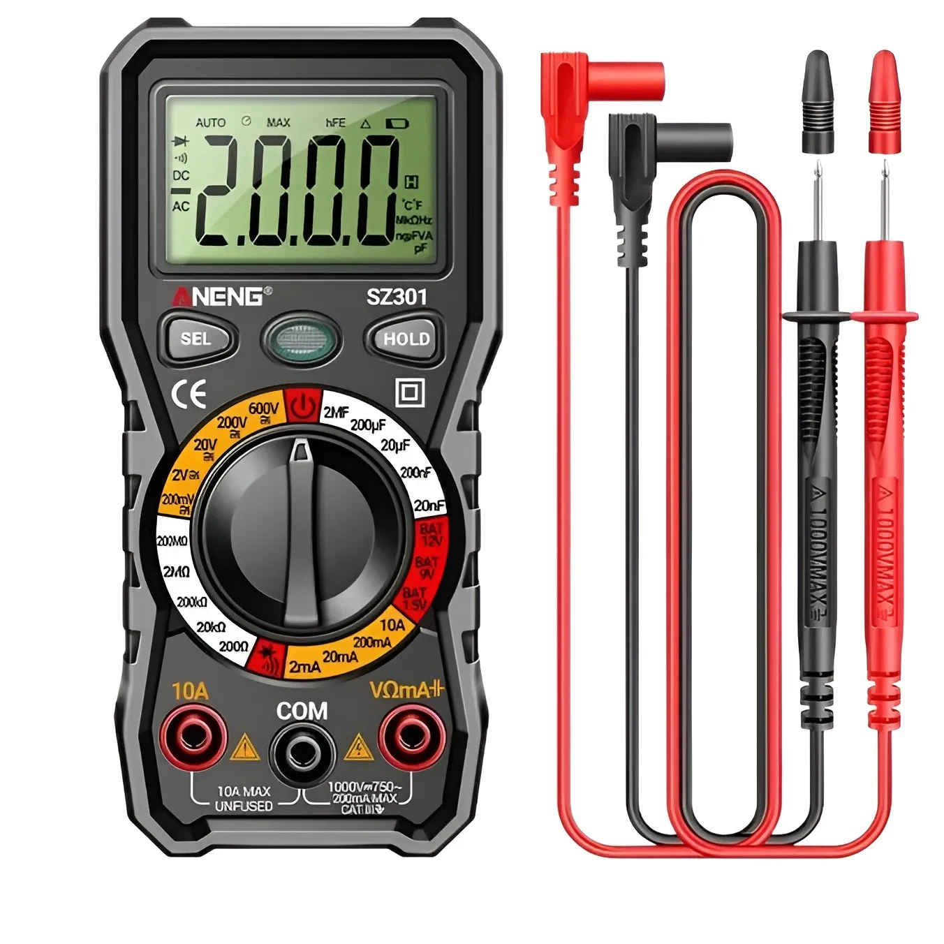 ANENG SZ301 Digital Multimeter AC/DC voltage Current