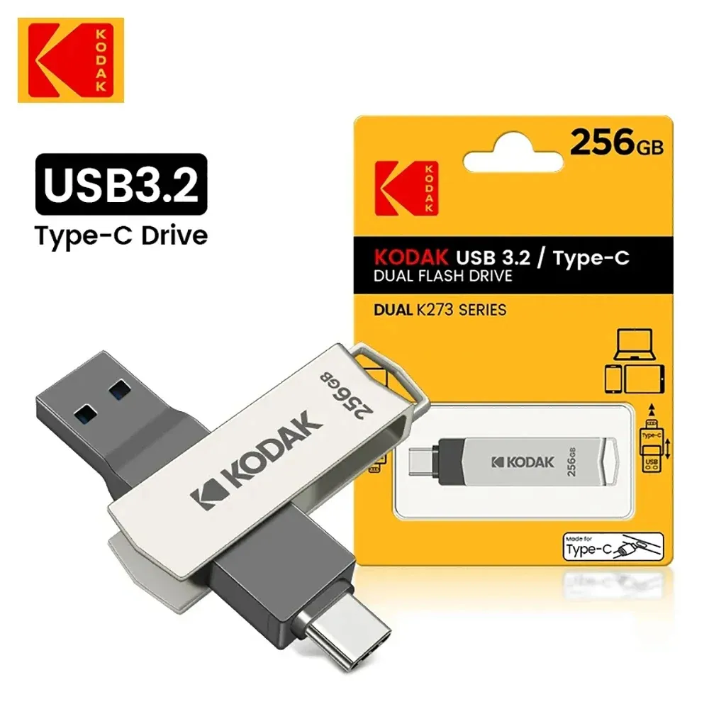 KODAK USB3.2 Type-C OTG Flash Drive 64GB Pen drive High