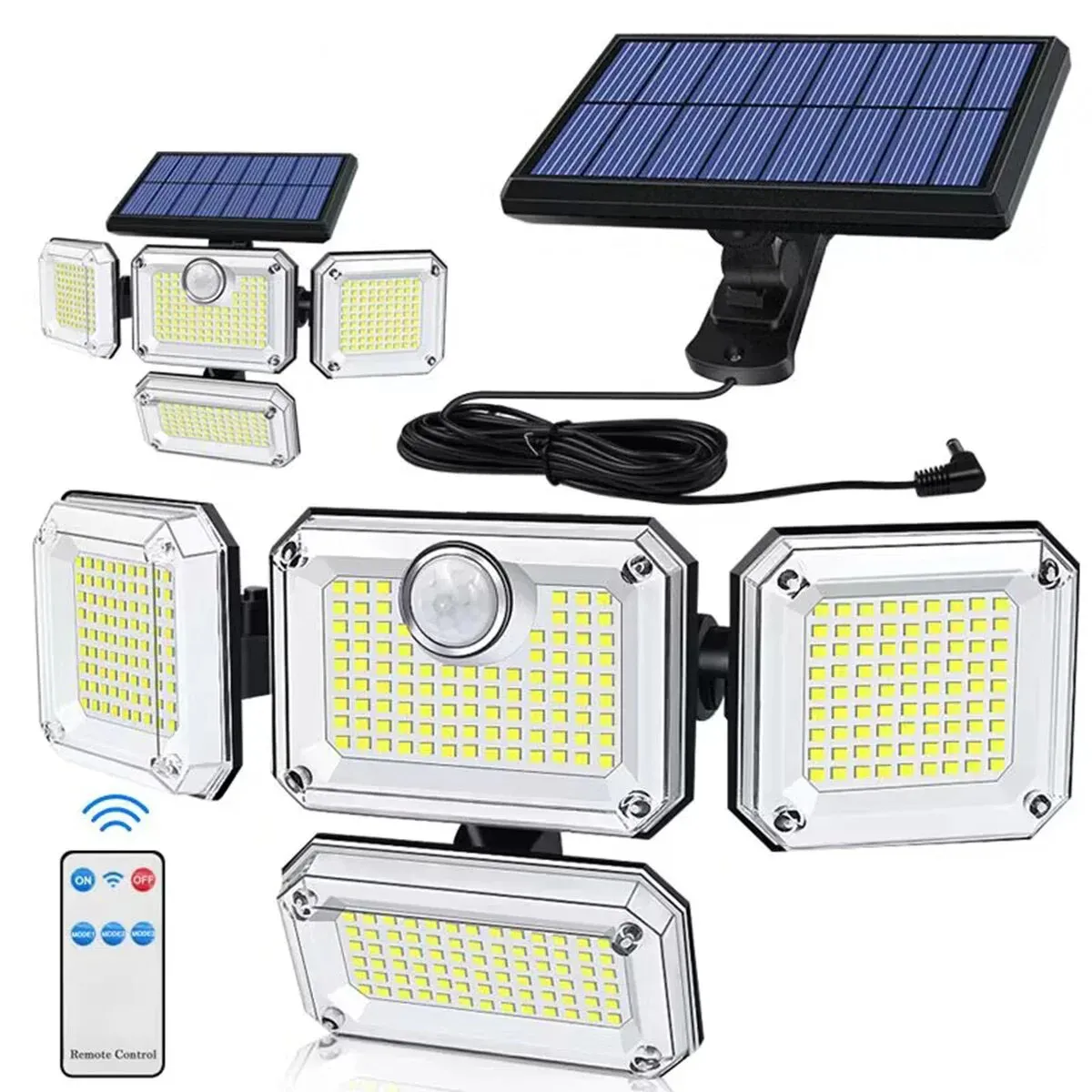 LED Solar Outdoor Motion Sensor Light 333 Security Flood