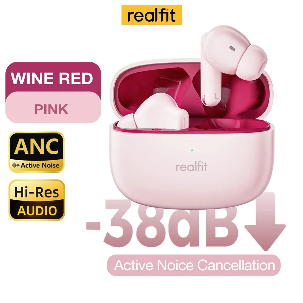 Realfit F3 ANC 38dB Active Noise Cancellation Bluetooth