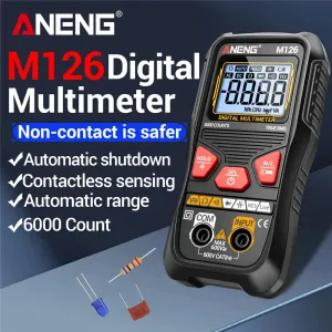ANENG M126 Digital Multimeter 6000 Counts Smart AC/DC