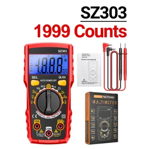 ANENG SZ303 Multimeter 1999 Count Digital AC/DC Voltage