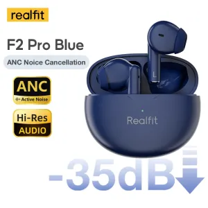 Realfit F2 Pro ANC -35dB Active Noice Cancellation