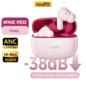 Realfit F3 ANC 38dB Active Noise Cancellation Bluetooth