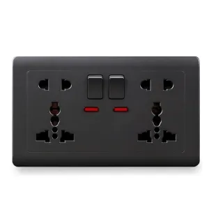 Universal Multi socket Panel 13A 2 Wall Sockets Plug
