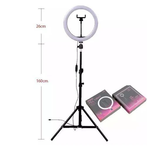 10 Inch Ringlight with 2M Tripod Stand - image 2