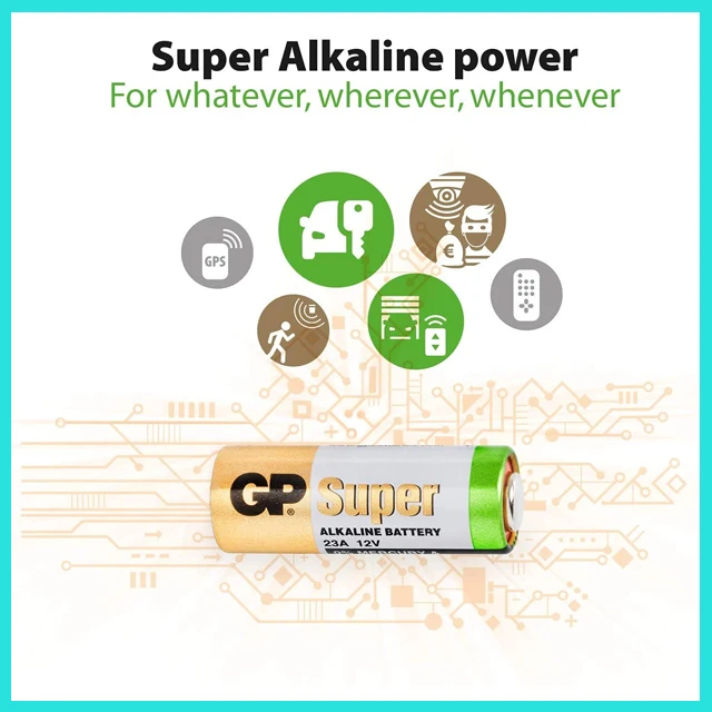 23A 12V Alkaline Battery GP Battery High Voltage - image 2