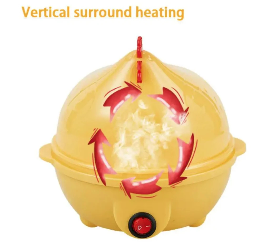 7 Eggs Electric Egg Boiler Chicken Shape Eggs - image 5