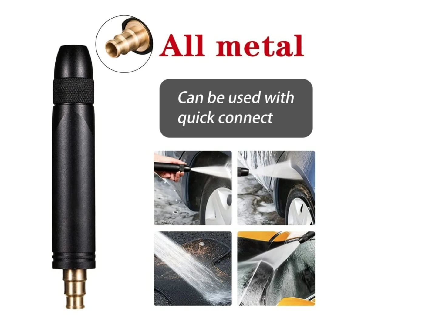 Adjustable Car Wash Water Gun High Pressure Metal Car - image 9