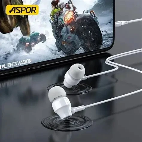 Aspor A202 Wired 3.5mm Earphones - image 2