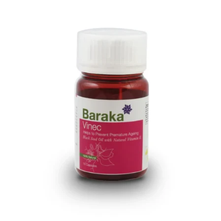 BARAKA Vinec Black Seed Oil with Vitamin E 30 Capsules - image 9