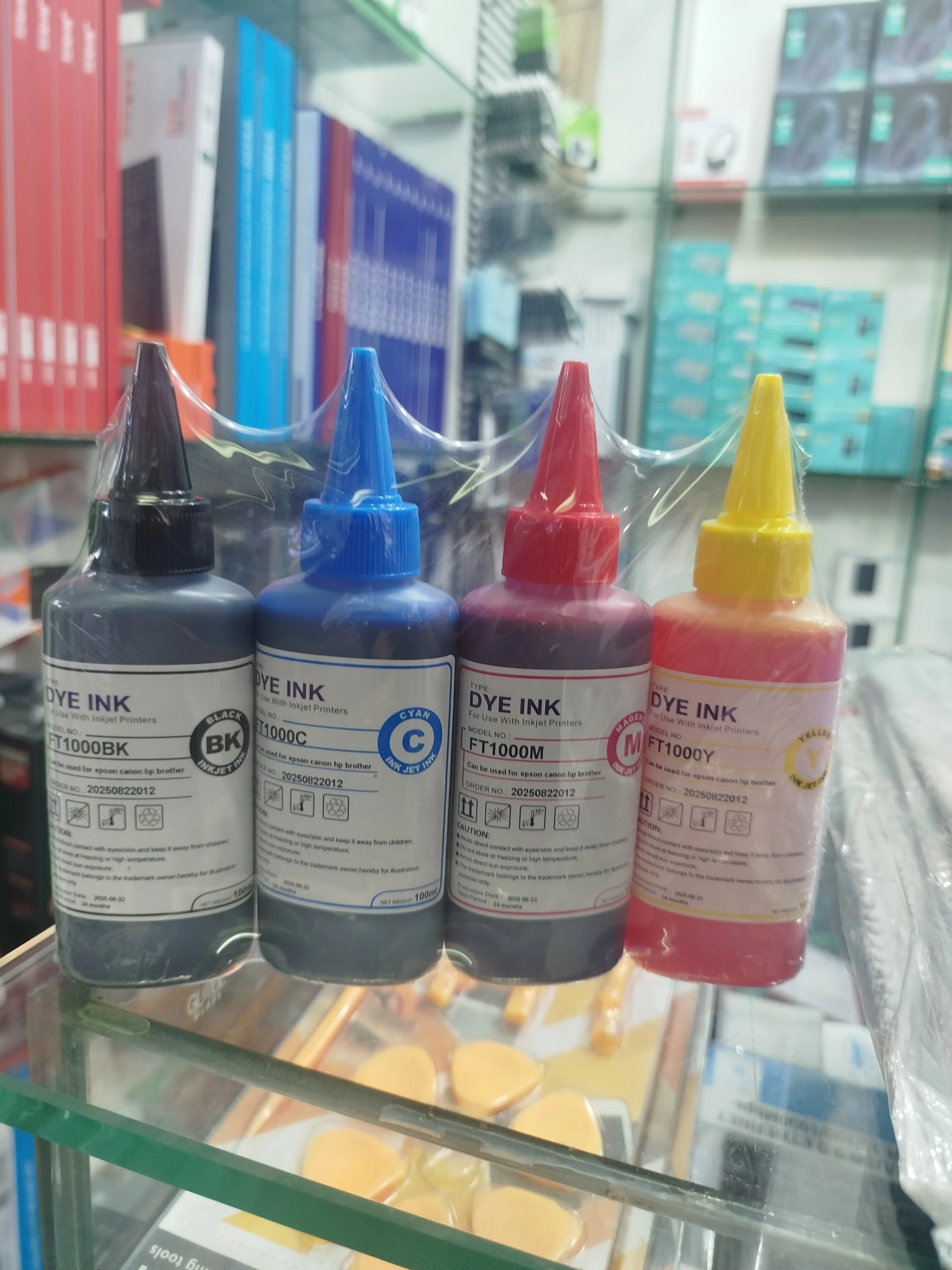 Refill ink 4in1 Pack 100mlx4 for Canon Epson HP Brother