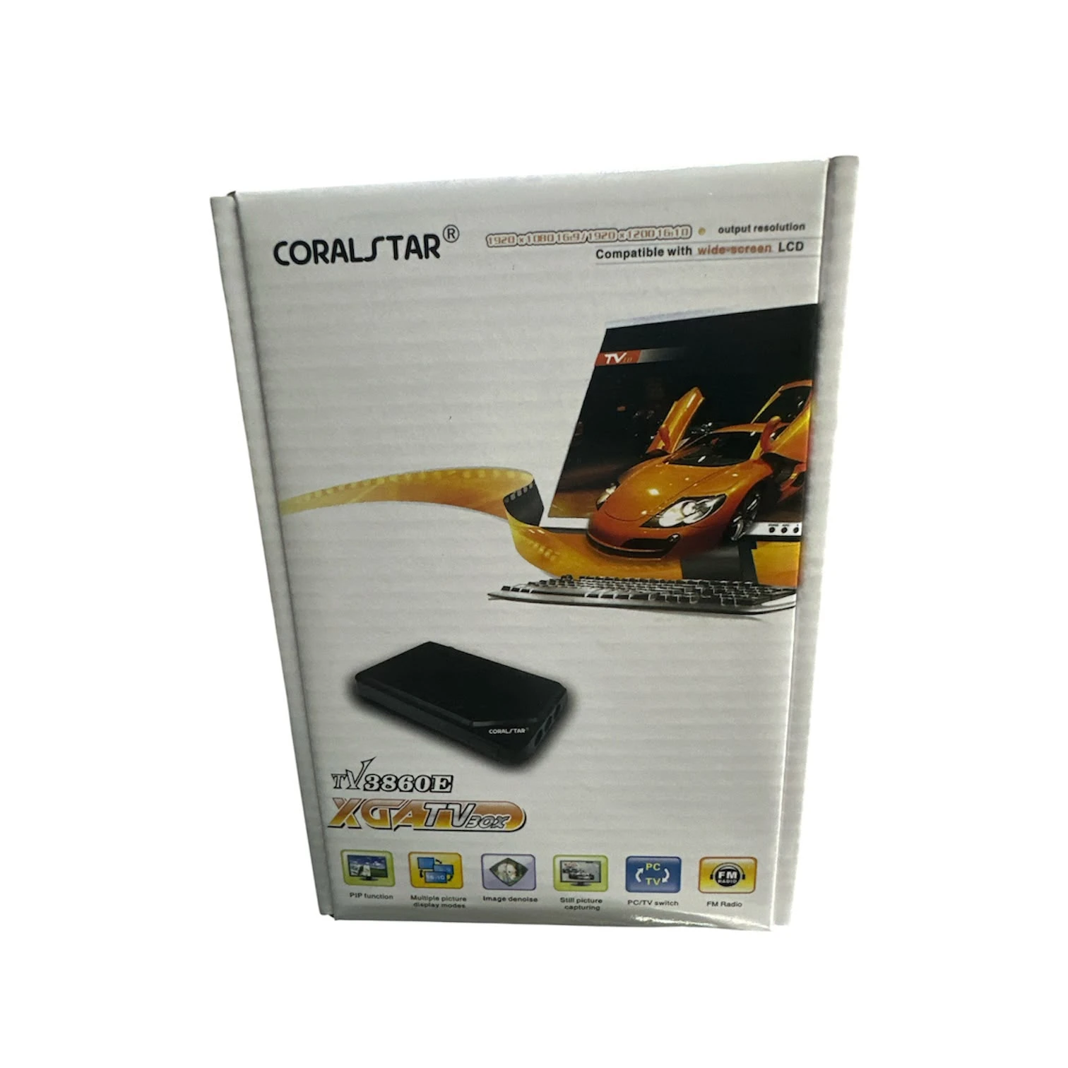 Coralstar 3860E External TV Tuner Box Combo Tv Box