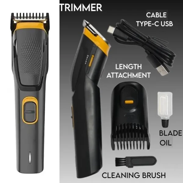 HTC AT-509 Mens Rechargeable Cordless Hair Beard Trimmer - image 2